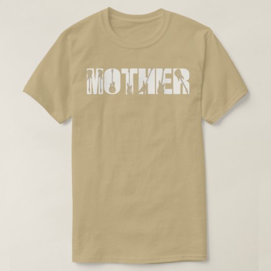 Guitarist Moeder Funny Music Guitar Lover Mothers T-shirt (Design voorkant)
