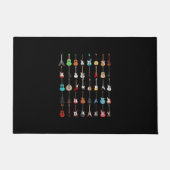 Guitarist Musical Instrument Rock & Roll Deurmat (Voorkant)