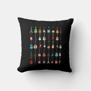 Guitarist Musical Instrument Rock & Roll Kussen