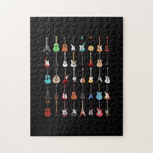Guitarist Musical Instrument Rock & Roll Legpuzzel (Verticaal)