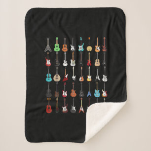 Guitarist Musical Instrument Rock & Roll Sherpa Deken