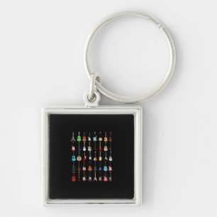 Guitarist Musical Instrument Rock & Roll Sleutelhanger