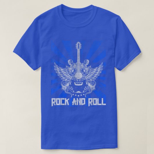 Guitarist Musician Guitar Rock and Roll 1507 T-shirt (Design voorkant)