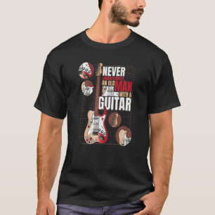 Guitarist onderschat nooit een oud Man met een GU T-shirt
