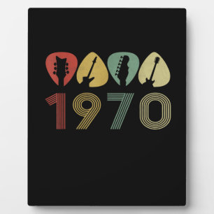 Guitarist Pick 1970 Guitarist Birthday Fotoplaat