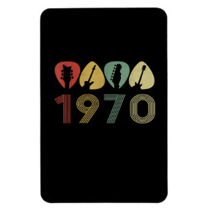 Guitarist Pick 1970 Guitarist Birthday Magneet