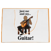 Guitarist Playing Guitar Birthday Groot Cadeauzakje (Voorkant)