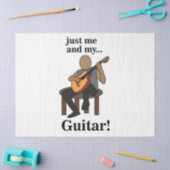 Guitarist Playing Guitar Birthday Tissuepapier (Craft)