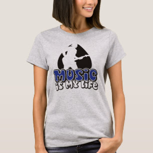 Guitarist Plectrum - Muziek is mijn leven T-shirt