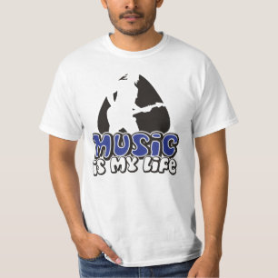 Guitarist Plectrum - Muziek is mijn leven T-shirt
