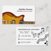 Guitarist Professional Visitekaartje (Voorkant / Achterkant)
