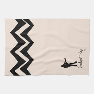 Guitarist Rag Custom Art-Deco Custom Towels Theedoek