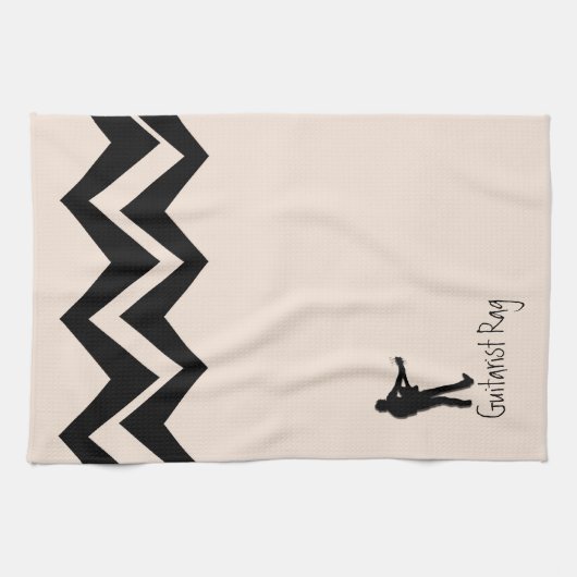 Guitarist Rag Custom Art-Deco Custom Towels Theedoek (Horizontaal)