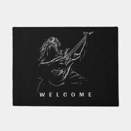 Guitarist Silhouette Deurmat