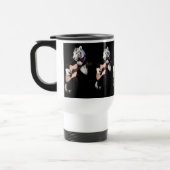 Guitarist Tiger – Refined Ceramic Mug Reisbeker (Links)