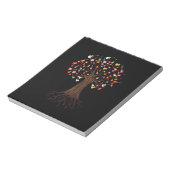Guitarist Tree Guitar Birthday Notitieblok (Linkerzijde)