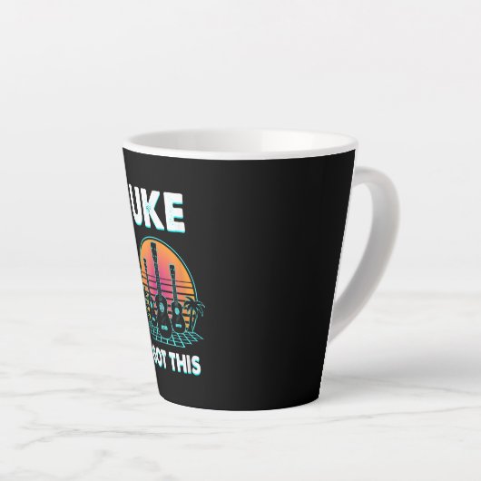 Guitarist Uke heeft deze verjaardag Latte Mok (Rechterhoek)