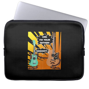 Guitarist Uke, ik ben je vader Birthday Laptop Sleeve