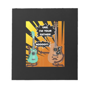 Guitarist Uke, ik ben je vader Birthday Notitieblok