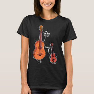 Guitarist - Uke, ik ben je vader voor ukulele musi T-shirt