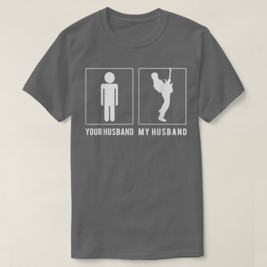GUITARIST UW HUSBAND MIJN HUSBAND T SHIRTEN T-SHIRT (Design voorkant)