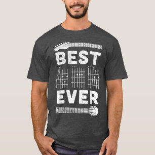 Guitarist Vader Beste vader Oost D Koord Gifts G T-shirt