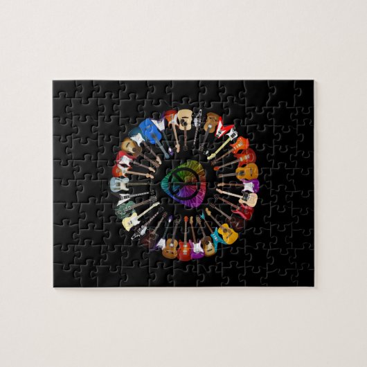 Guitarist Variety Birthday Legpuzzel (Horizontaal)