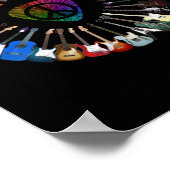 Guitarist Variety Birthday Poster (Hoek)