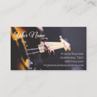 Guitarist Visitekaartje - Leerster Songwriter Band