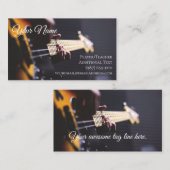 Guitarist Visitekaartje - Leerster Songwriter Band (Voorkant / Achterkant)