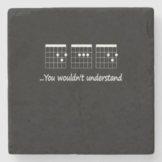 Guitarist You Would Not Understand Birthday Stenen Onderzetter