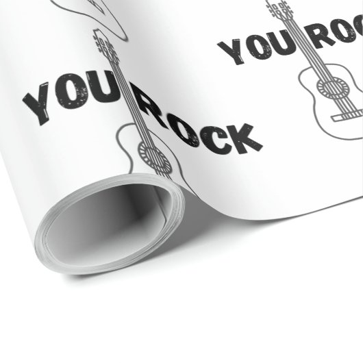 Guitarkrapppapier Cadeaupapier (Rol Hoek)