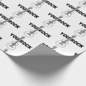 Guitarkrapppapier Cadeaupapier (Hoek)