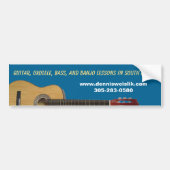 Guitarles Bumpersticker (Voorkant)