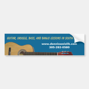 Guitarles Bumpersticker