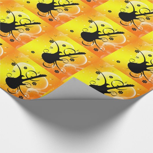 Guitarpeerpapier Cadeaupapier (Hoek)