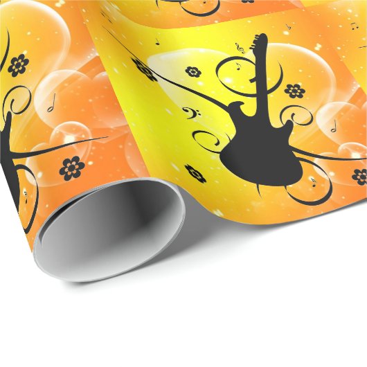 Guitarpeerpapier Cadeaupapier (Rol Hoek)