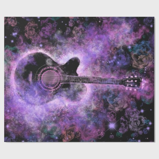 Guitarpeerpapier Cadeaupapier (Vlak)