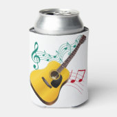 guitarras con notas musicales blikjeskoeler (Blikje Voorkant)