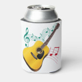 guitarras con notas musicales blikjeskoeler (Blikje Achterkant)