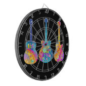 GUITARS DART BOARD DARTBORD (Voorkant Links)