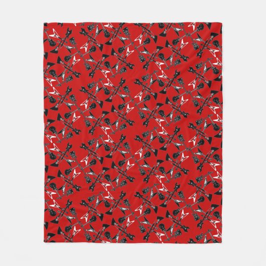 Guitars Fleece Blanket Deken (Voorkant)