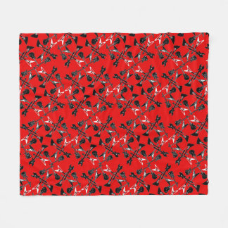Guitars Fleece Blanket Deken