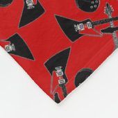 Guitars Fleece Blanket Deken (Hoek)