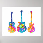GUITARS-POSTER POSTER (Voorkant)