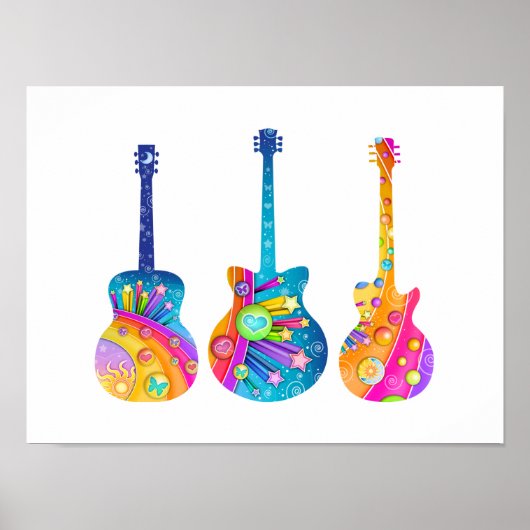 GUITARS-POSTER POSTER (Voorkant)
