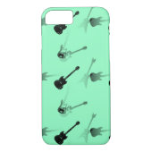 Guitars Rock Aqua Iphone Case (Achterkant)