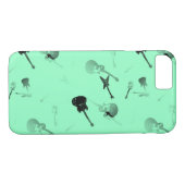 Guitars Rock Aqua Iphone Case 1 (Achterkant (Horizontaal))