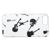 Guitars Rock Black White Iphone Case 4 (Achterkant (Horizontaal))