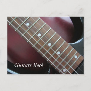 Guitars Rock - Electric Guitar Briefkaart